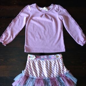Matilda Jane tulle skirt and top set